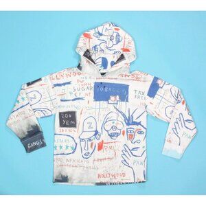 Jean-Michel Basquiat ROME PAYS OFF Hollywood Africans Sweatshirt Hoodie sz M 418